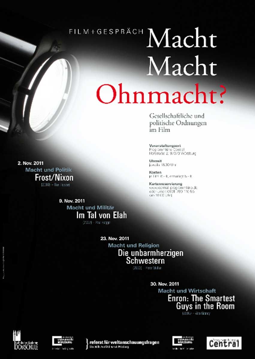 Plakat Filmreihe Macht Macht Ohnmacht