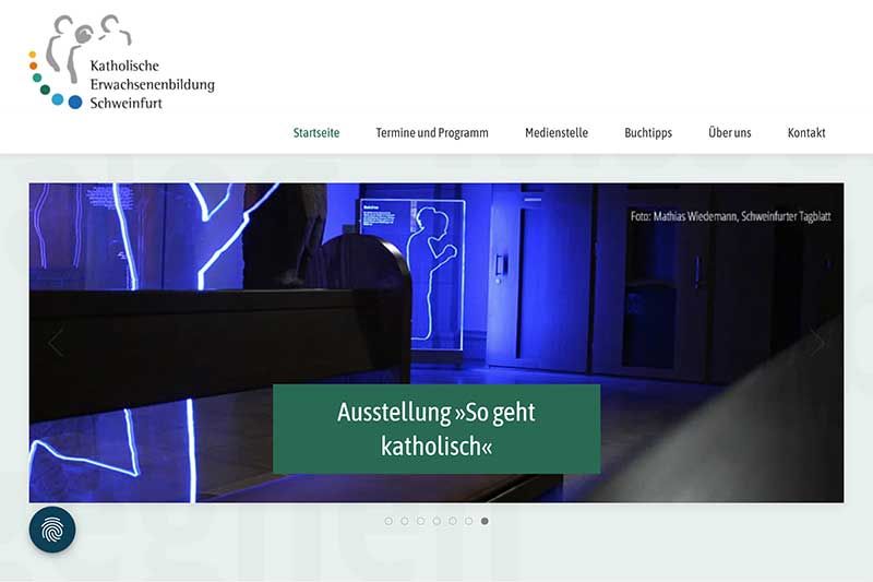Screenshot www.keb-schweinfurt.de