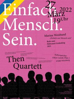 Beispiel Plakat Einfach.Mensch.Sein.